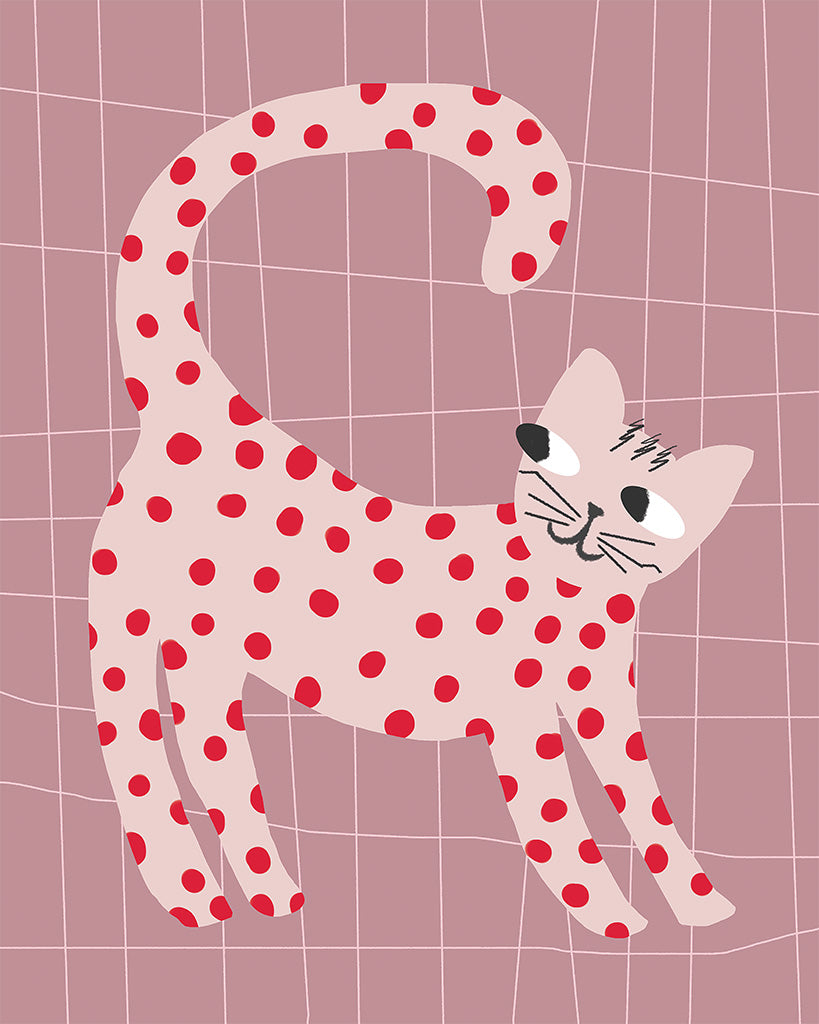 Cat polka Wall Art