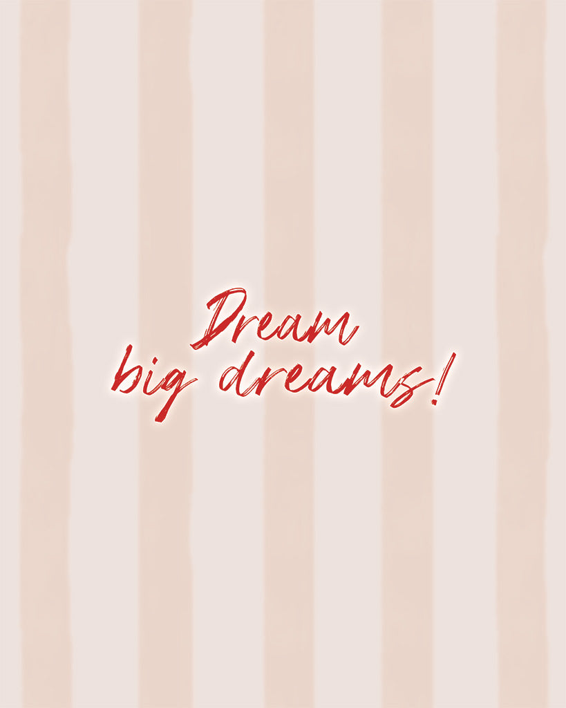 Quote with stripes Wall Art