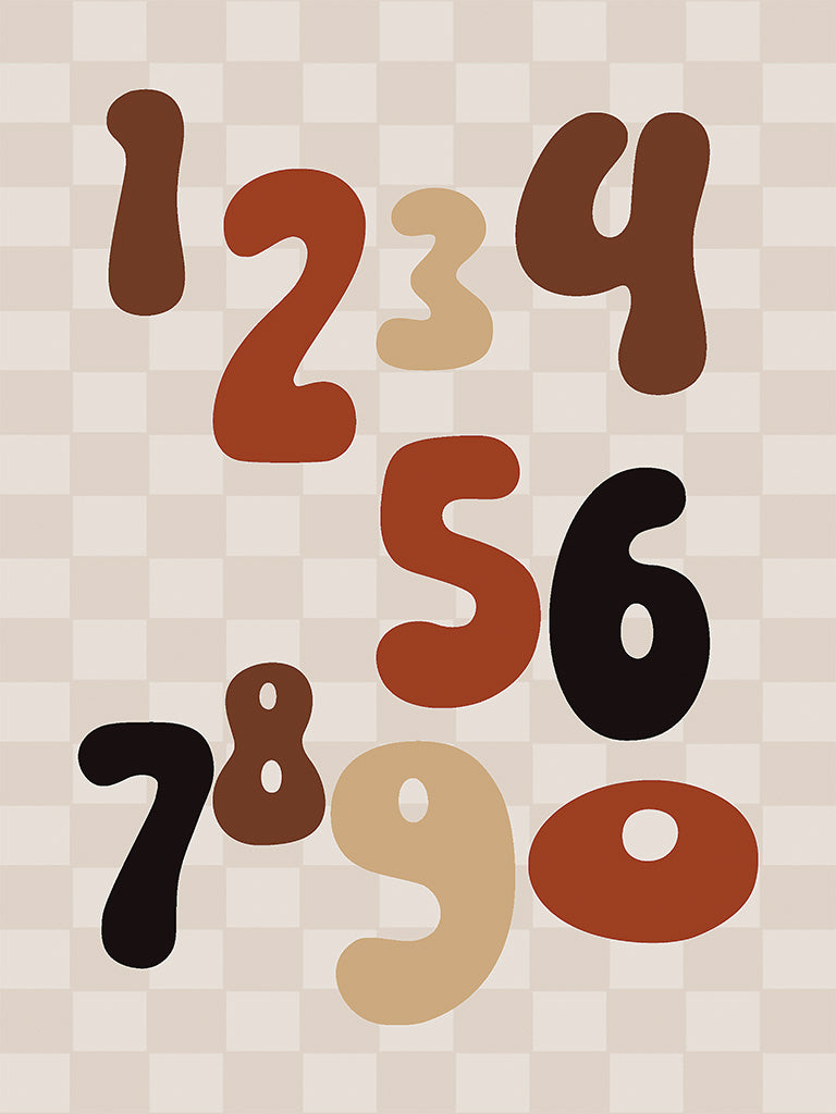 Numbers Wall Art