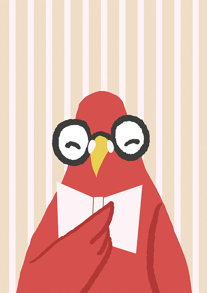 Pigeon portrait Wall Art