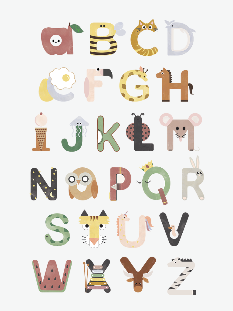 Alphabets Wall Art