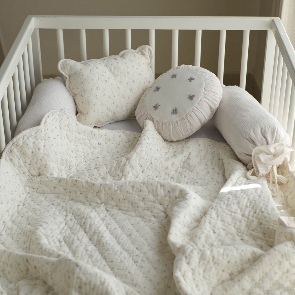 Baby Bedding Set - Sweet Scallop - Pink