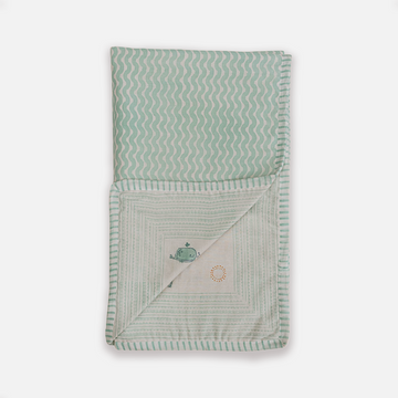 Moana Block Printed Baby Dohar (0-3 Years)