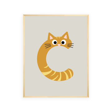 Alphabet Wall Art - Letter C