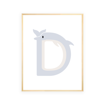 Alphabet Wall Art - Letter D