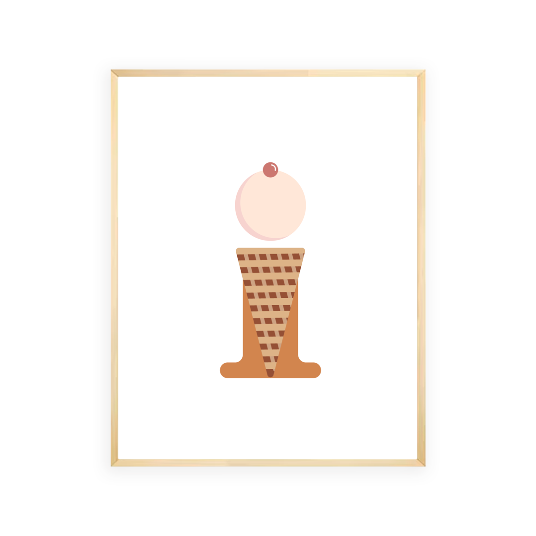 Alphabet Wall Art - Letter I