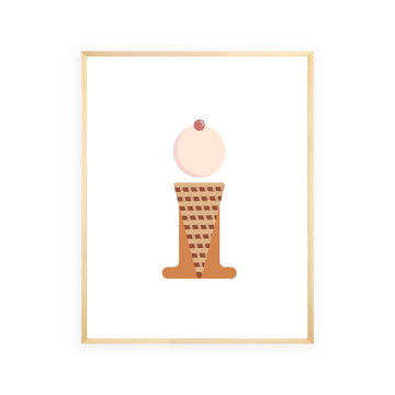 Alphabet Wall Art - Letter I