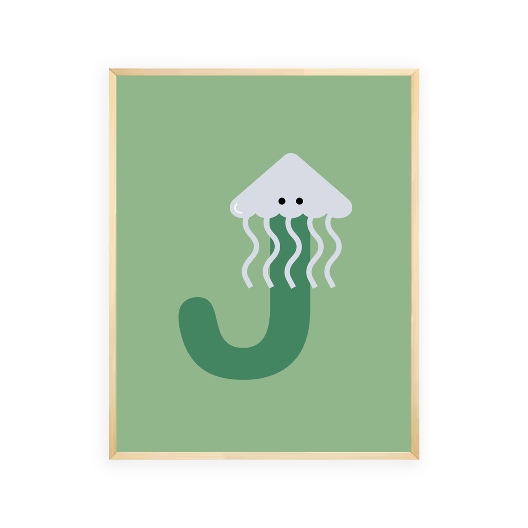 Alphabet Wall Art - Letter J