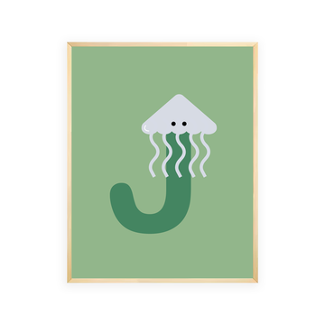 Alphabet Wall Art - Letter J