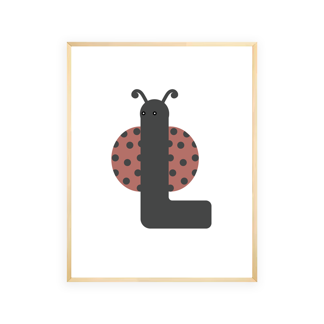Alphabet Wall Art - Letter L