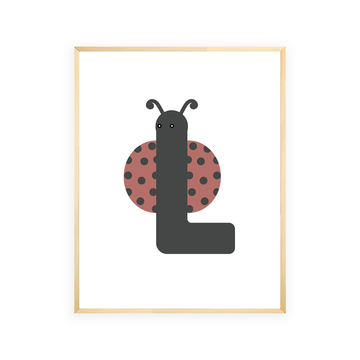 Alphabet Wall Art - Letter L