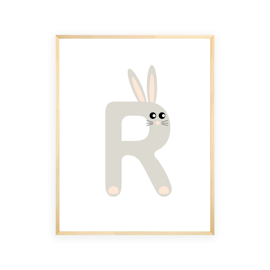 Alphabet Wall Art - Letter R