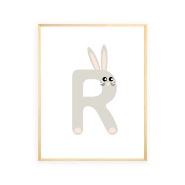 Alphabet Wall Art - Letter R