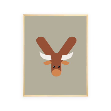 Alphabet Wall Art - Letter Y
