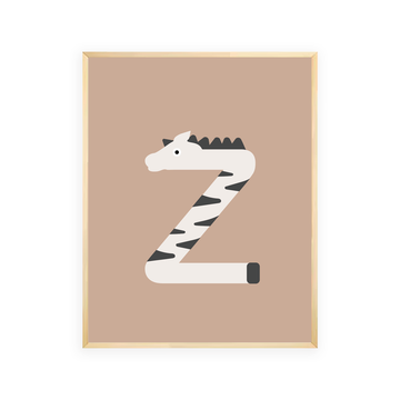 Alphabet Wall Art - Letter Z