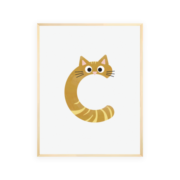 Alphabet Wall Art - Letter C