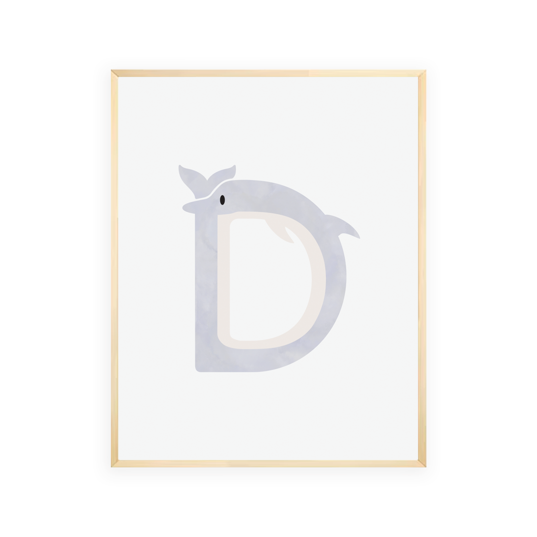 Alphabet Wall Art - Letter D