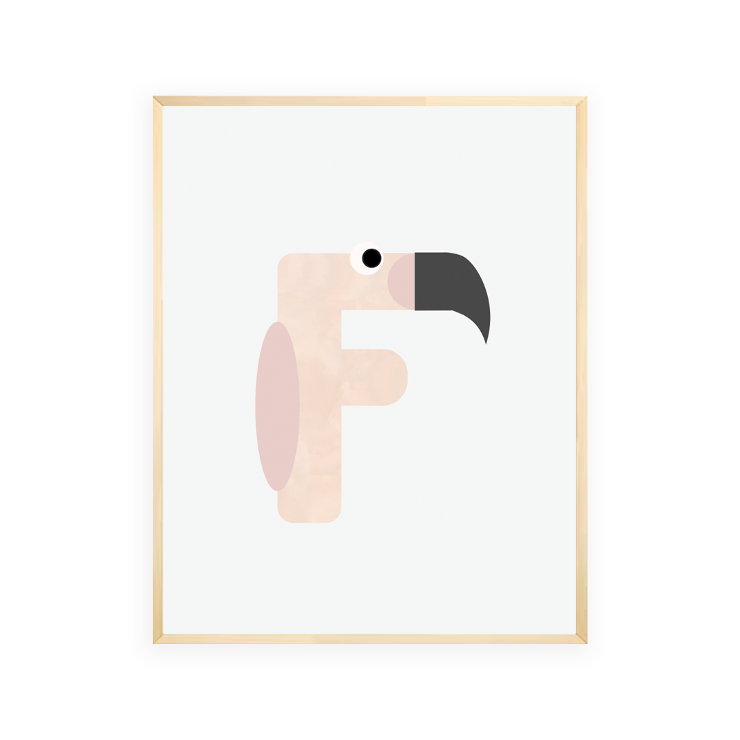 Alphabet Wall Art - Letter F
