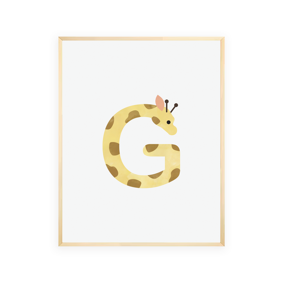 Alphabet Wall Art - Letter G