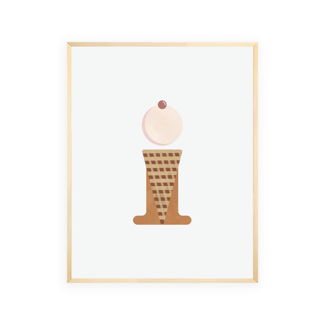 Alphabet Wall Art - Letter I