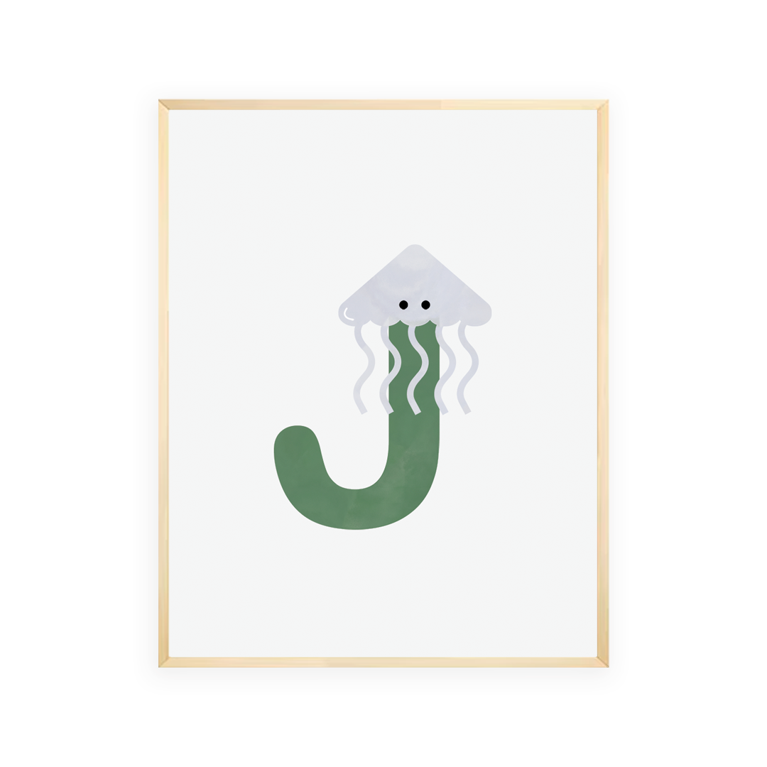 Alphabet Wall Art - Letter J