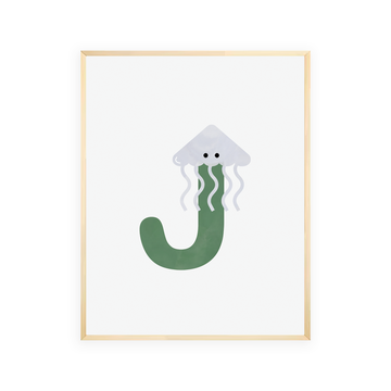 Alphabet Wall Art - Letter J
