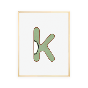 Alphabet Wall Art - Letter K
