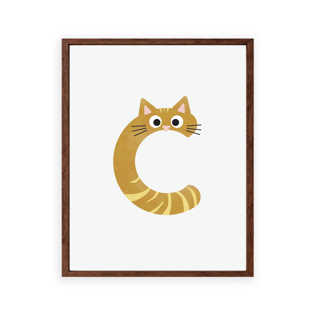 Alphabet Wall Art - Letter C
