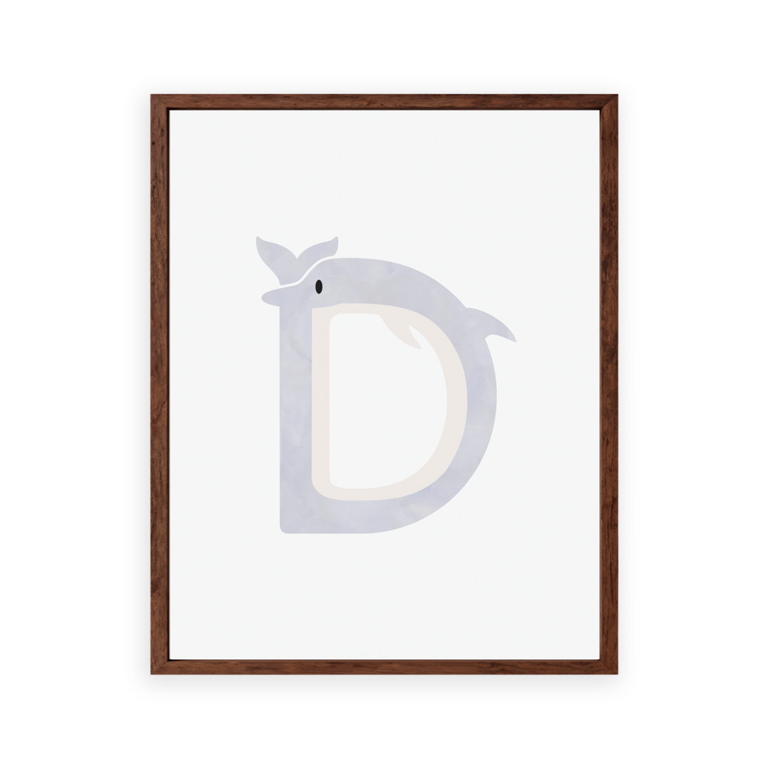 Alphabet Wall Art - Letter D