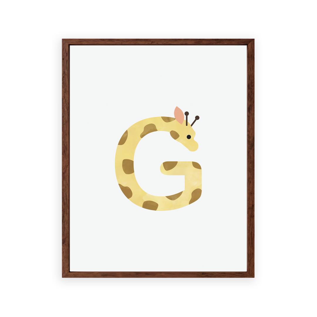 Alphabet Wall Art - Letter G