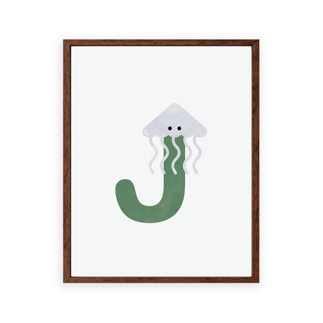 Alphabet Wall Art - Letter J