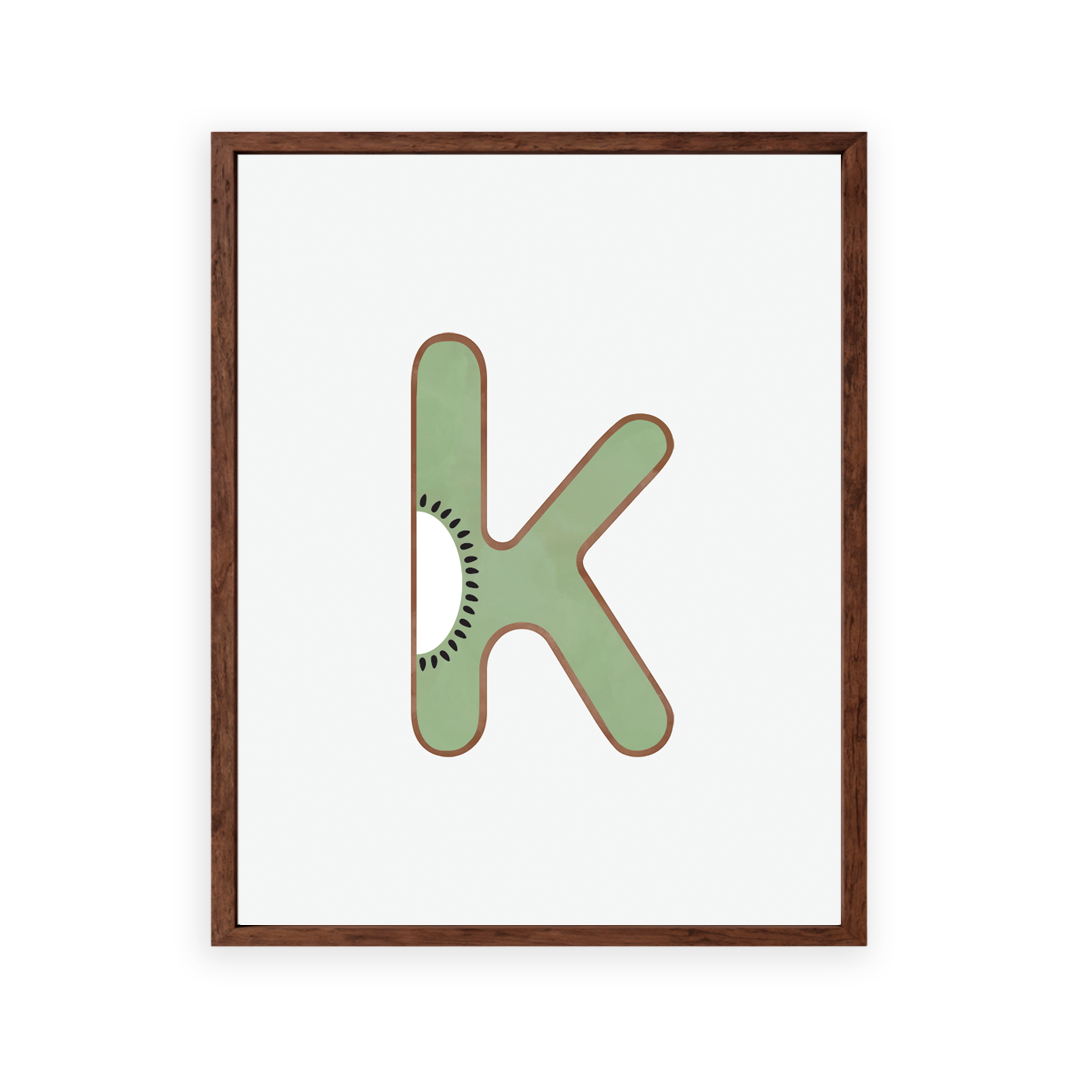 Alphabet Wall Art - Letter K