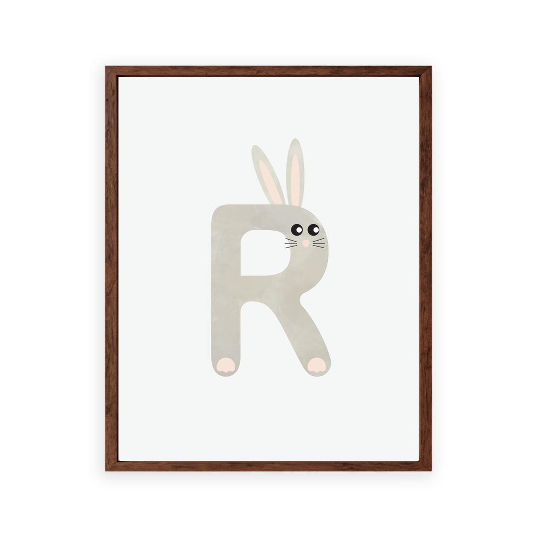 Alphabet Wall Art - Letter R