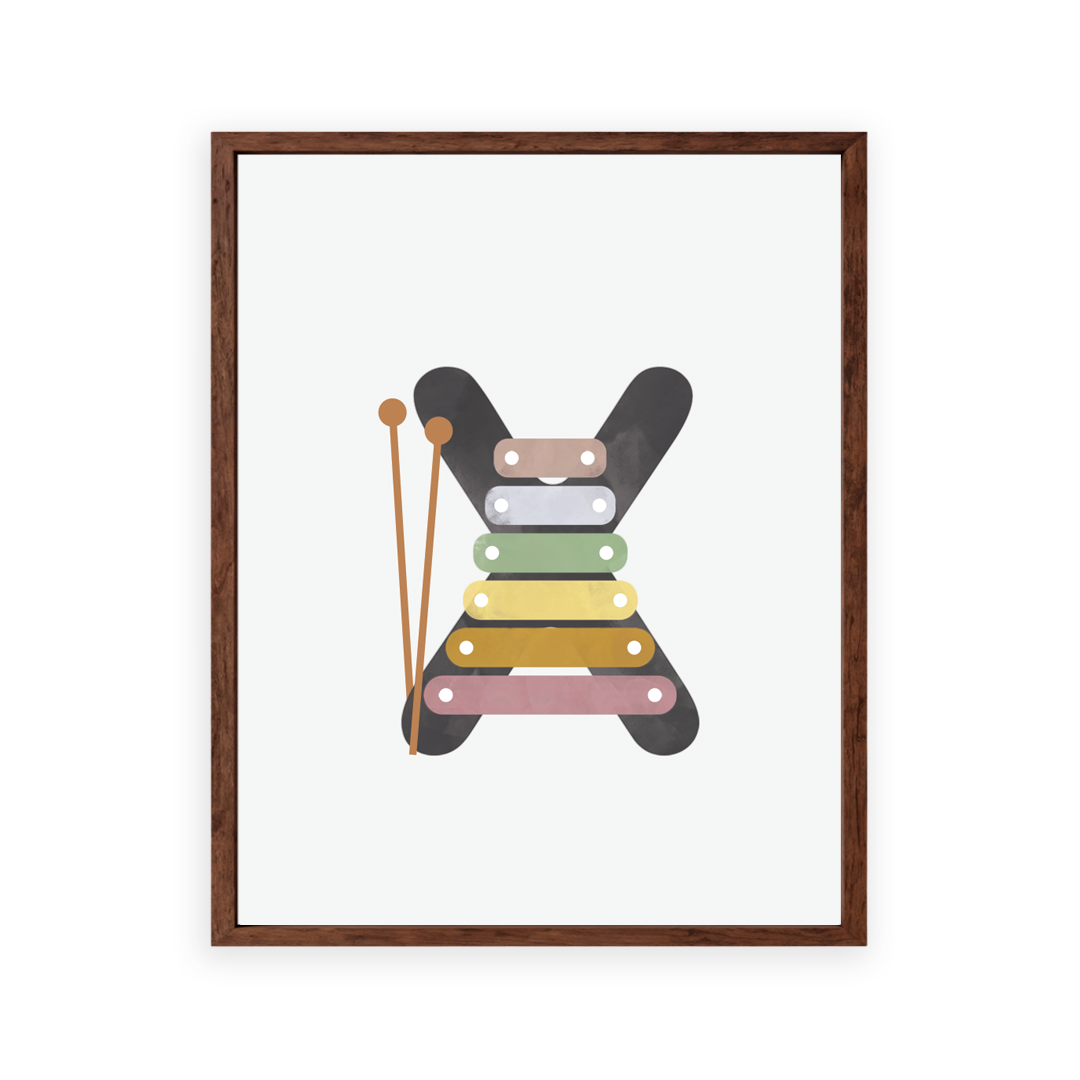 Alphabet Wall Art - Letter X
