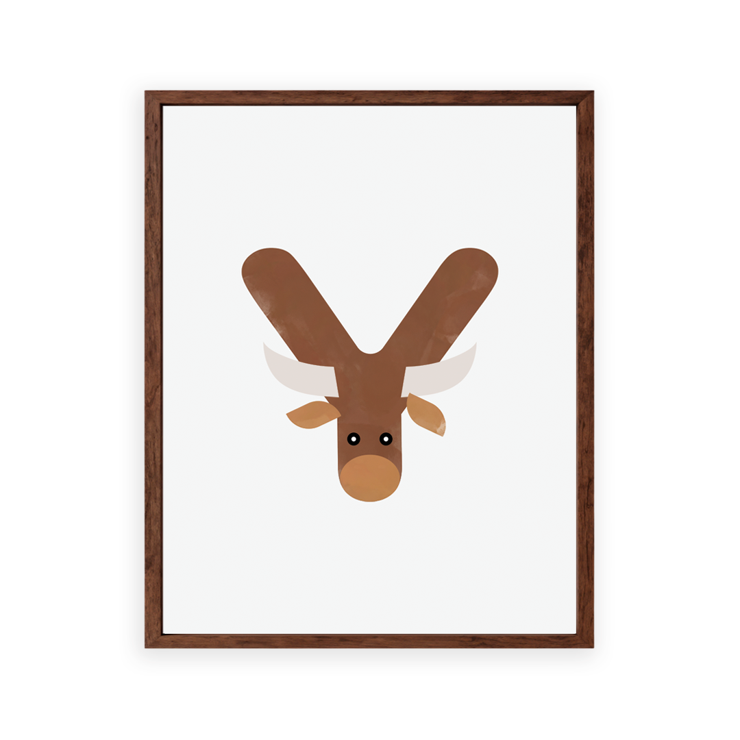 Alphabet Wall Art - Letter Y