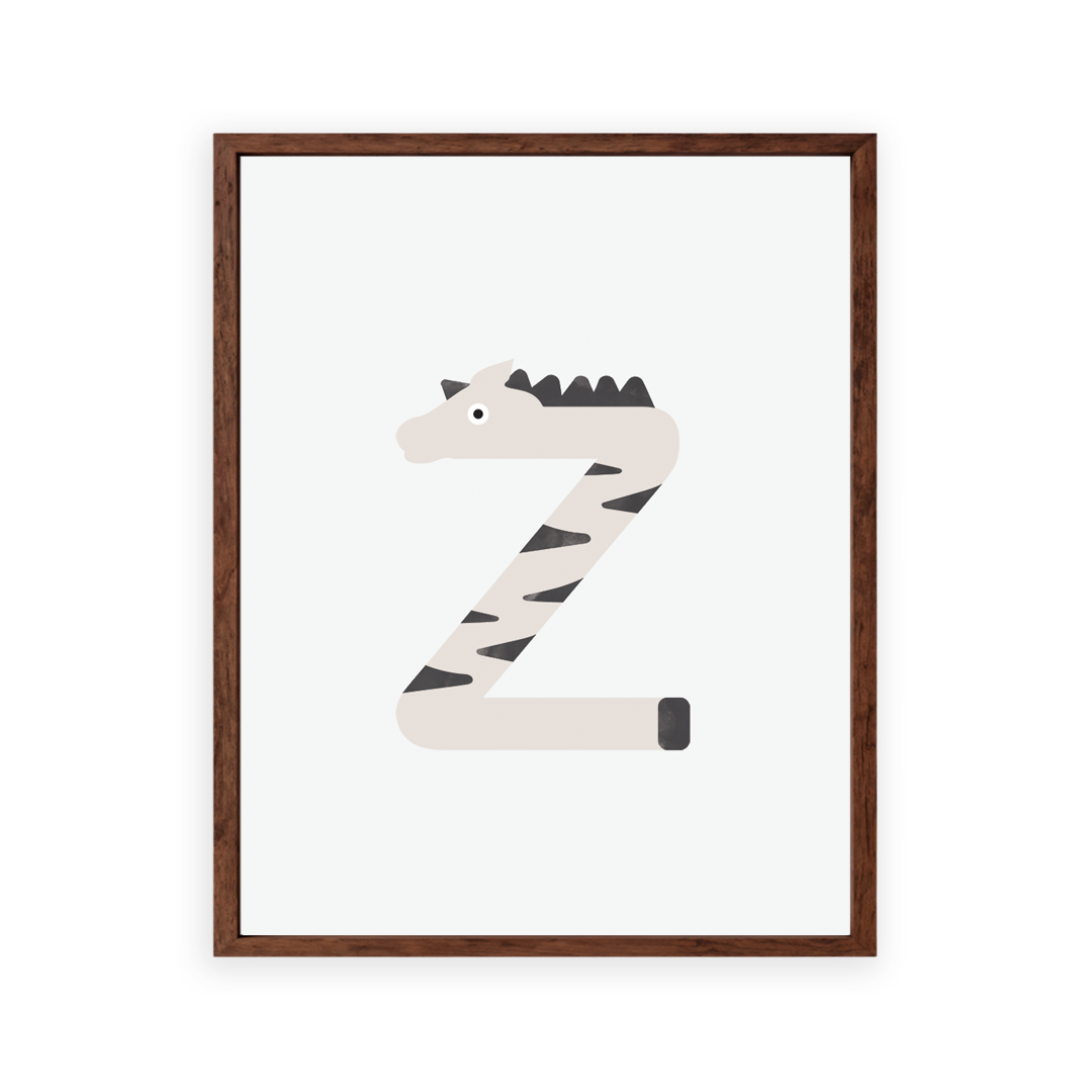 Alphabet Wall Art - Letter Z