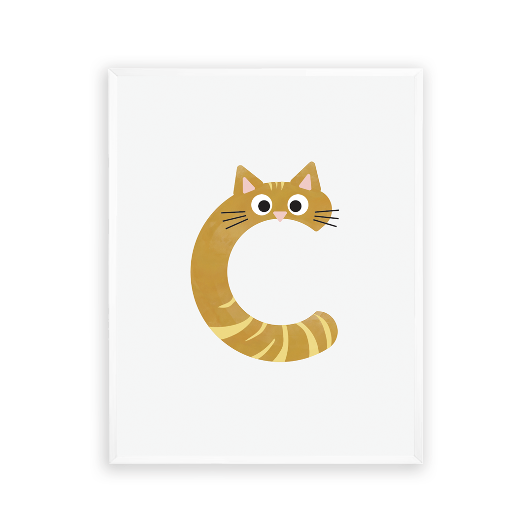 Alphabet Wall Art - Letter C