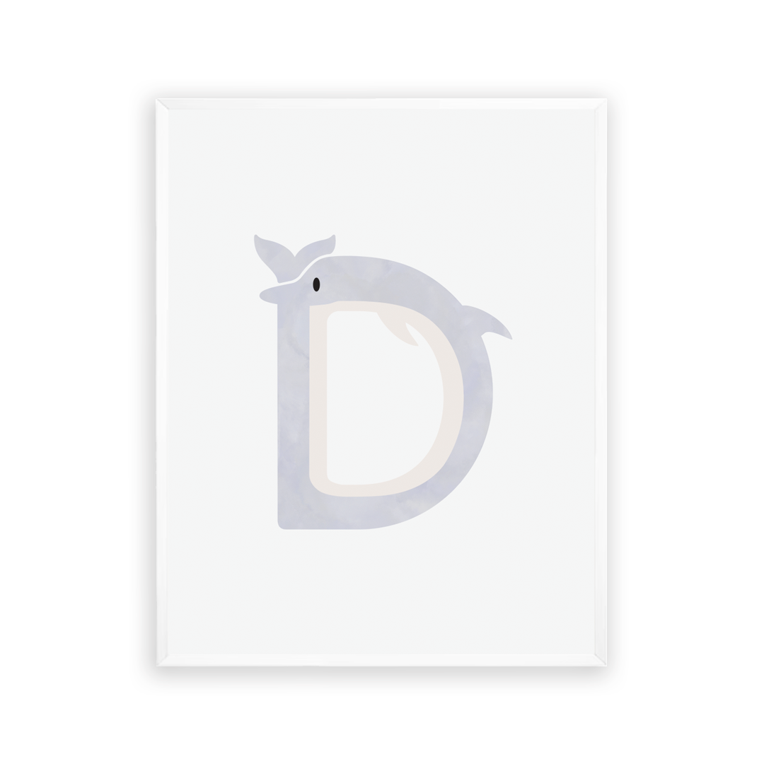 Alphabet Wall Art - Letter D