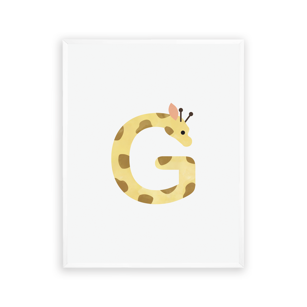 Alphabet Wall Art - Letter G