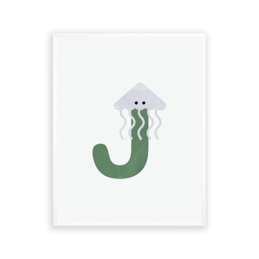 Alphabet Wall Art - Letter J