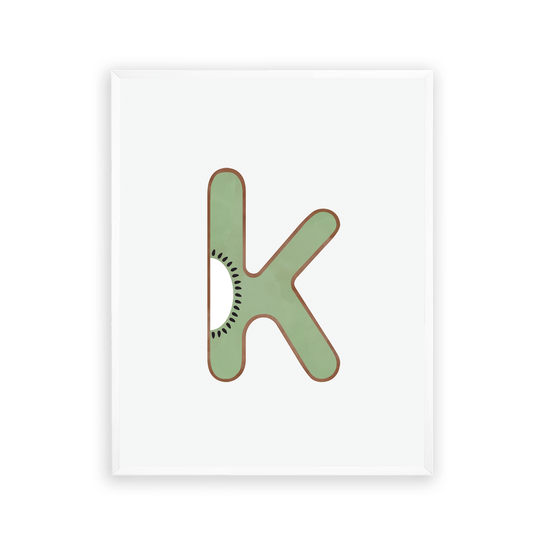 Alphabet Wall Art - Letter K