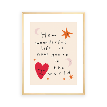 Wonderful life Wall Art