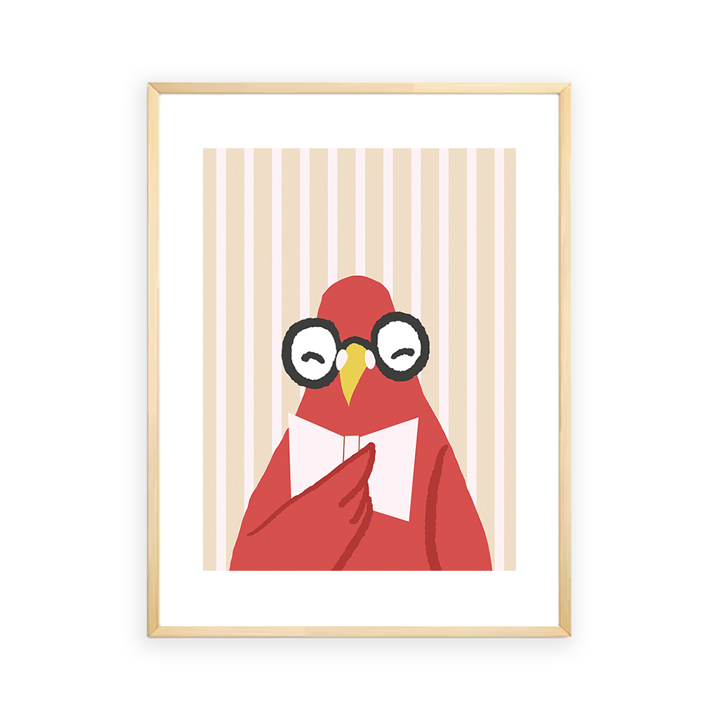 Pigeon portrait Wall Art
