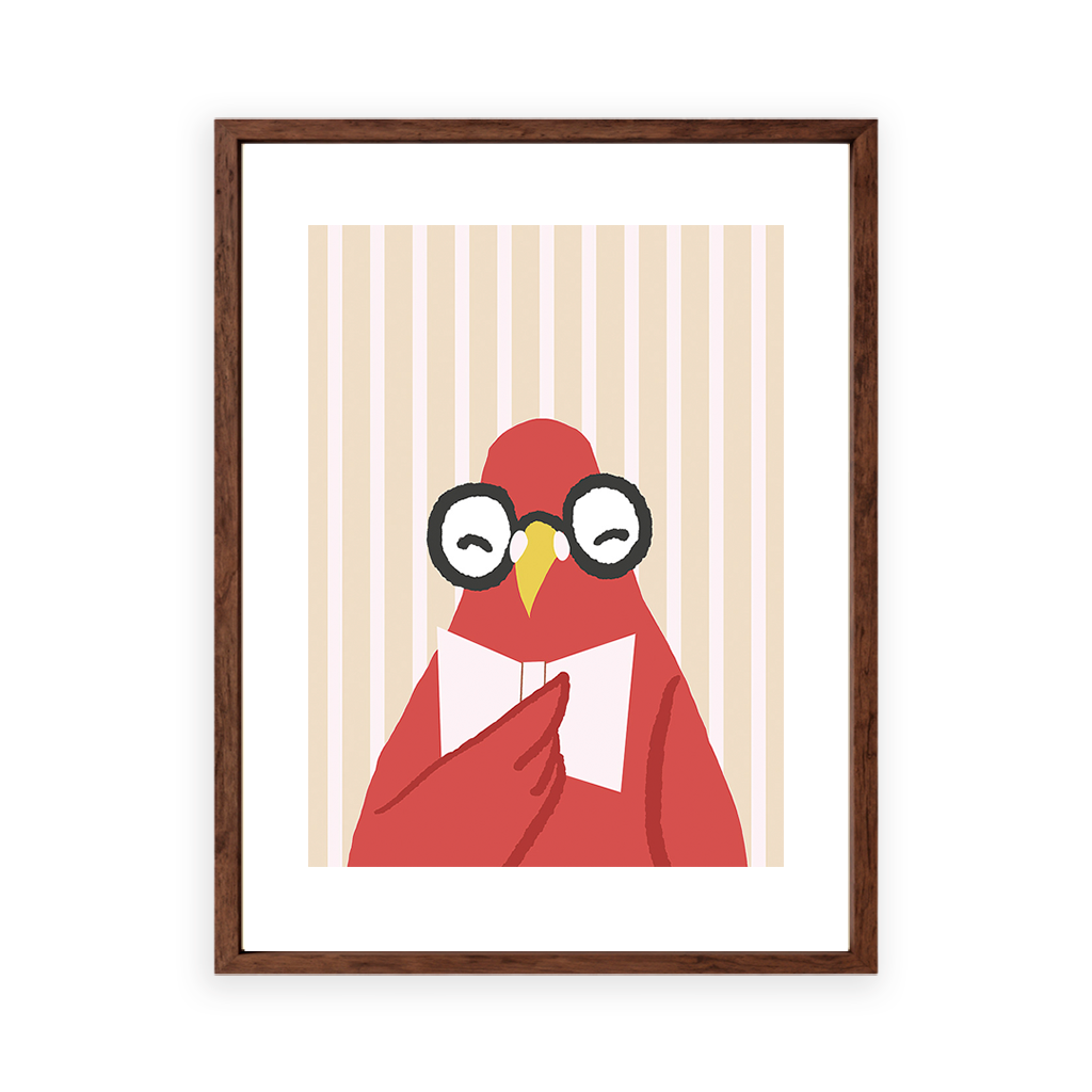 Pigeon portrait Wall Art