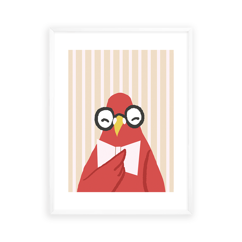 Pigeon portrait Wall Art