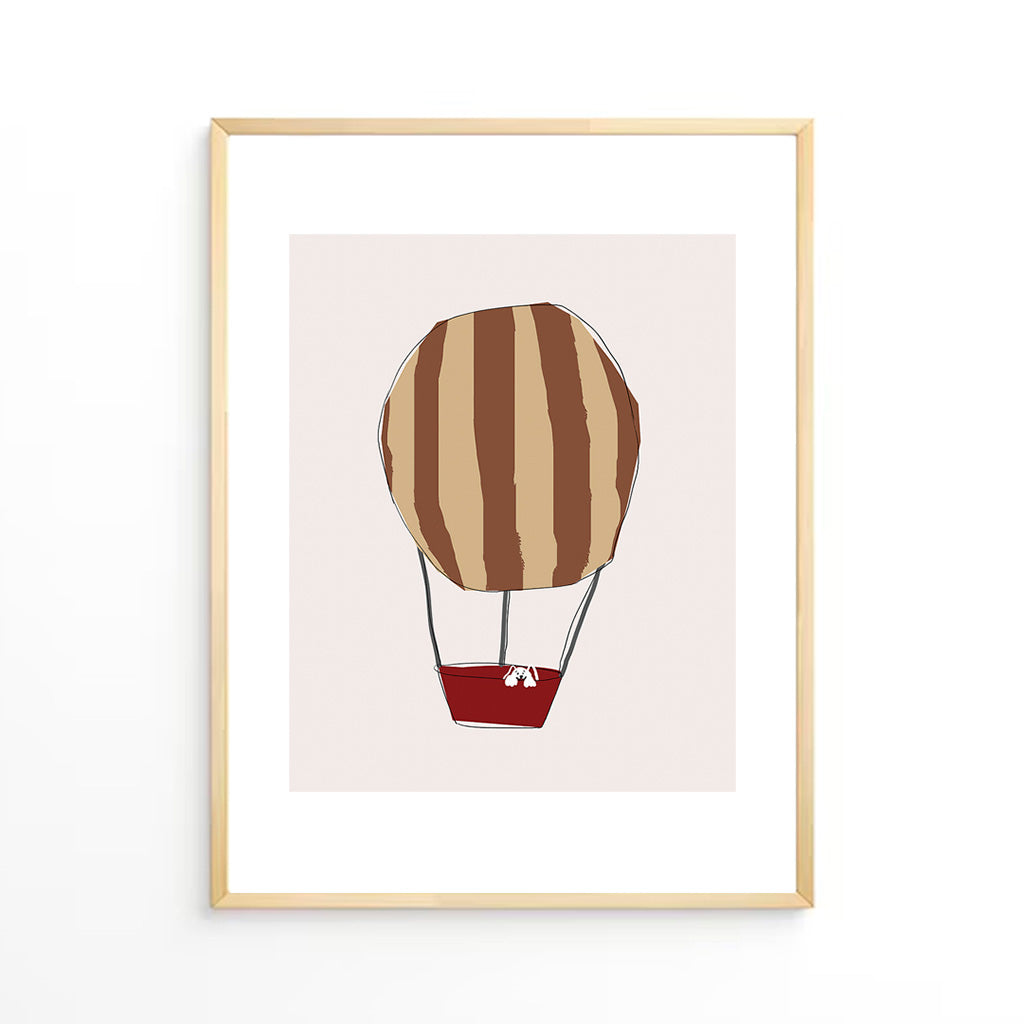 Balloon and dog Wall Art