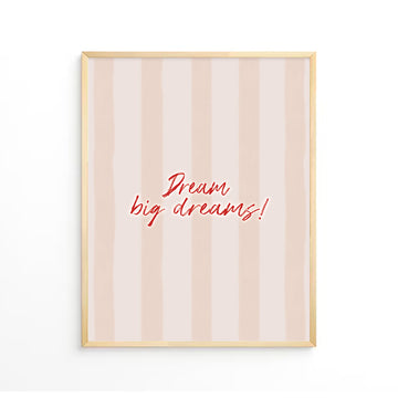 Quote with stripes Wall Art
