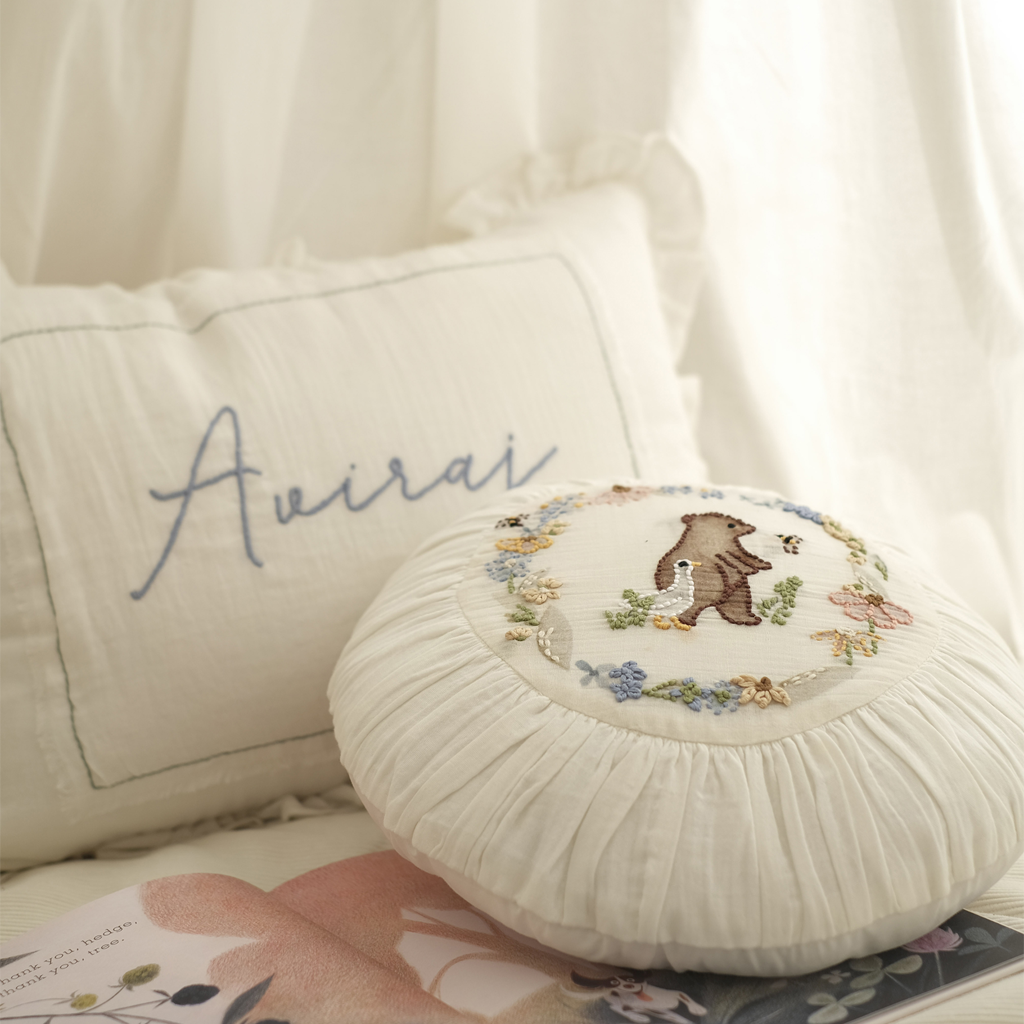 Throw Pillow - Bear and Bloom
