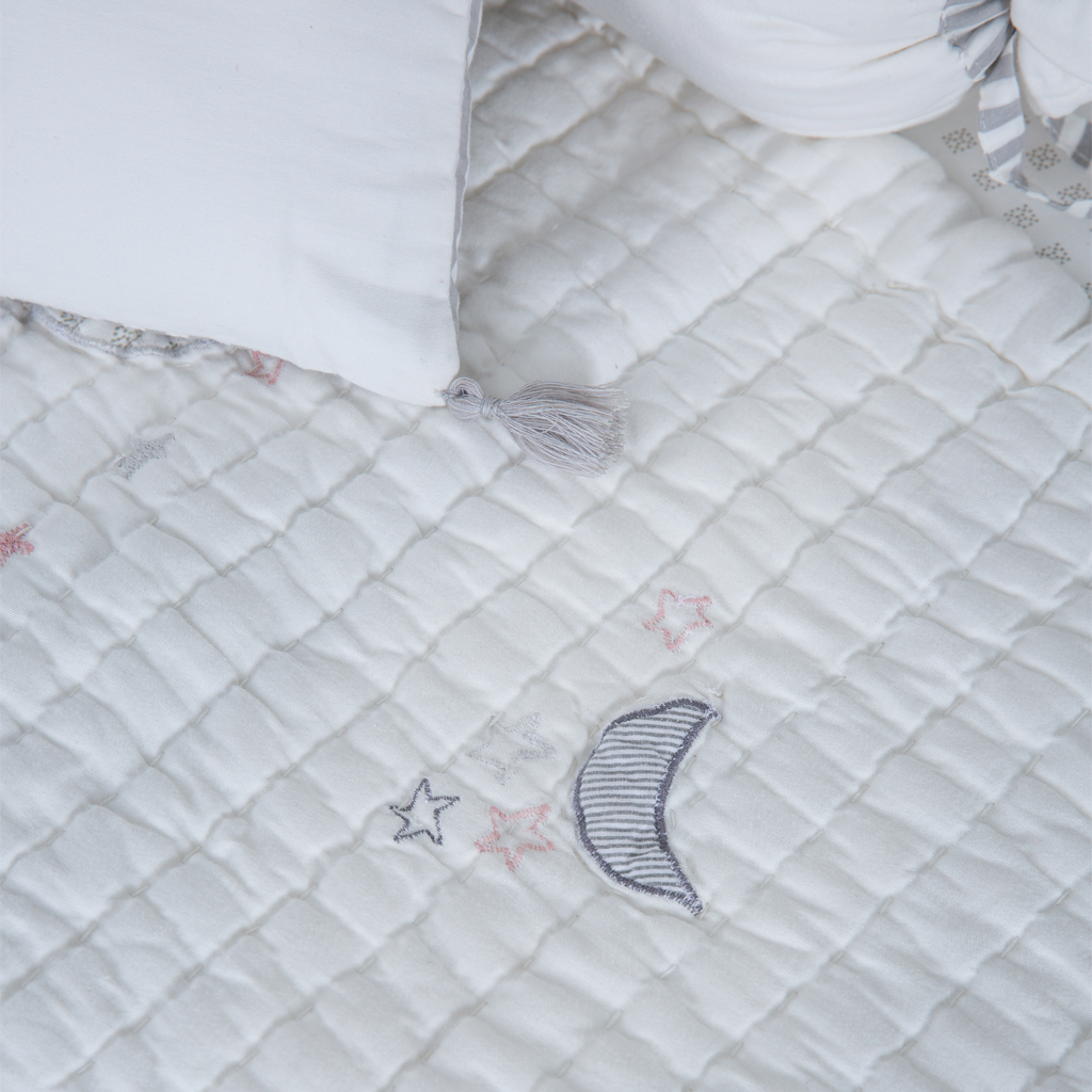 Baby Bedding Set - Little Tuskers - Grey