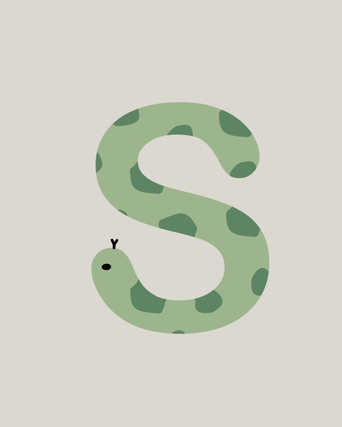 Alphabet Wall Art - Letter S